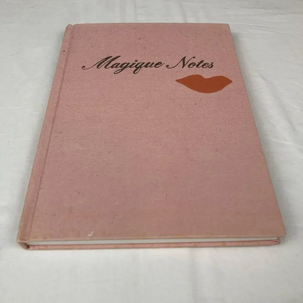 New Hotel Magique Anthropologie Cahier Notes Journal Pink Lips Lined 128 pages
